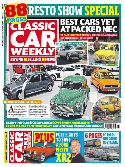 Détails du titre pour Classic Car Weekly par H BAUER PUBLISHING LIMITED - Disponible